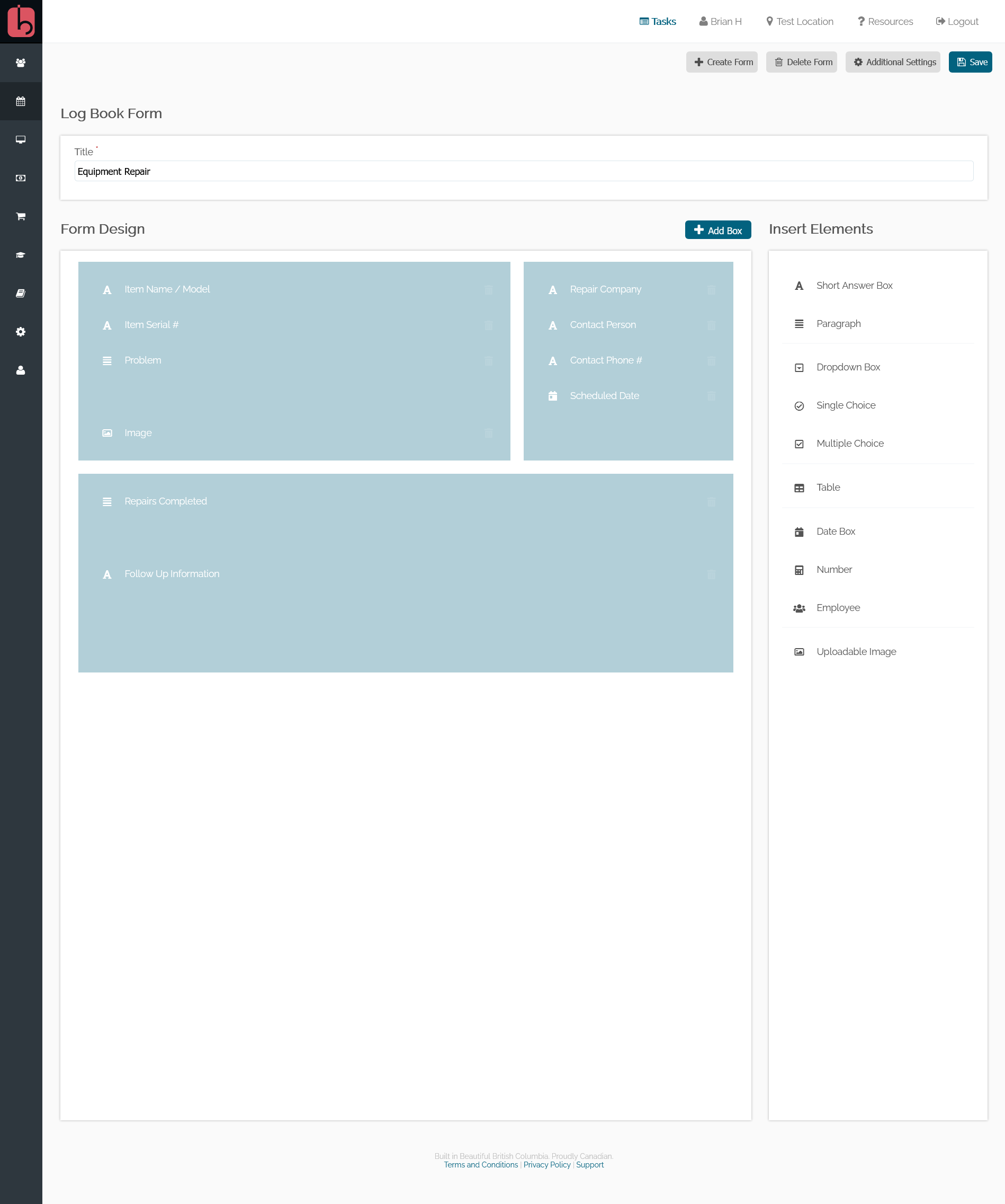 Resources - Logbook-Form-View