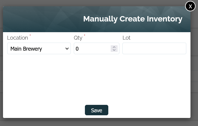 BarSight adding inventory counts manually